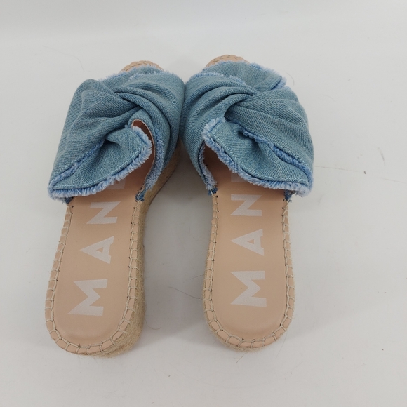 Manebí San Francisco Denim Wedge Slide - Picture 5 of 8